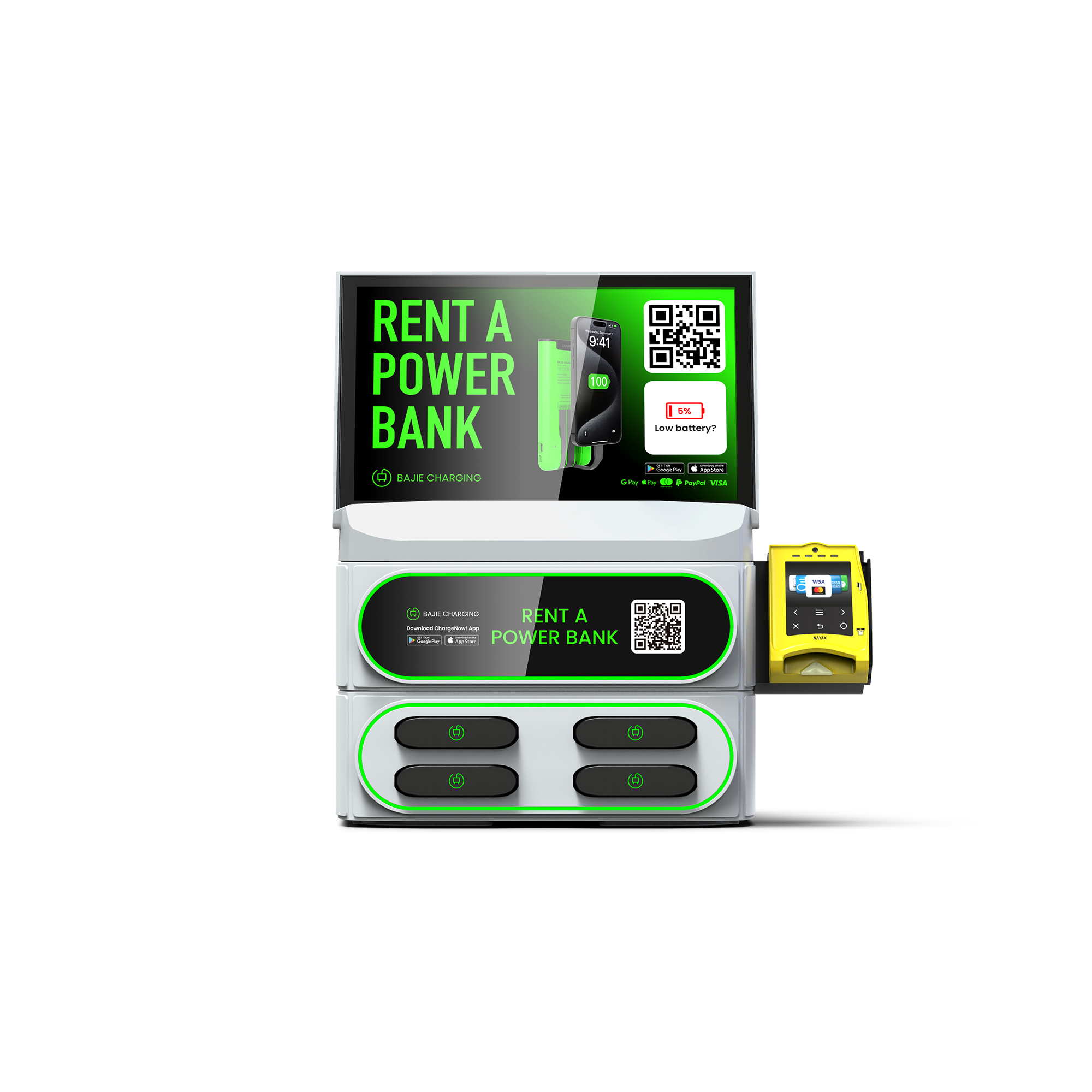 Compatible POS machines and Card Readers: Sumup,Stripe,PAX,NAYAX,MyPOS,meeting the payment habits of different countries
