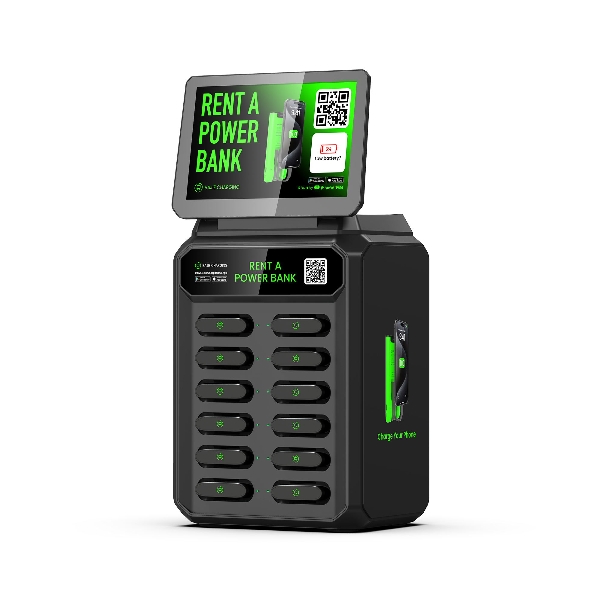 Gorgeous design, with advertising screen, suitable for all kinds of small and medium scenes, such as restaurants