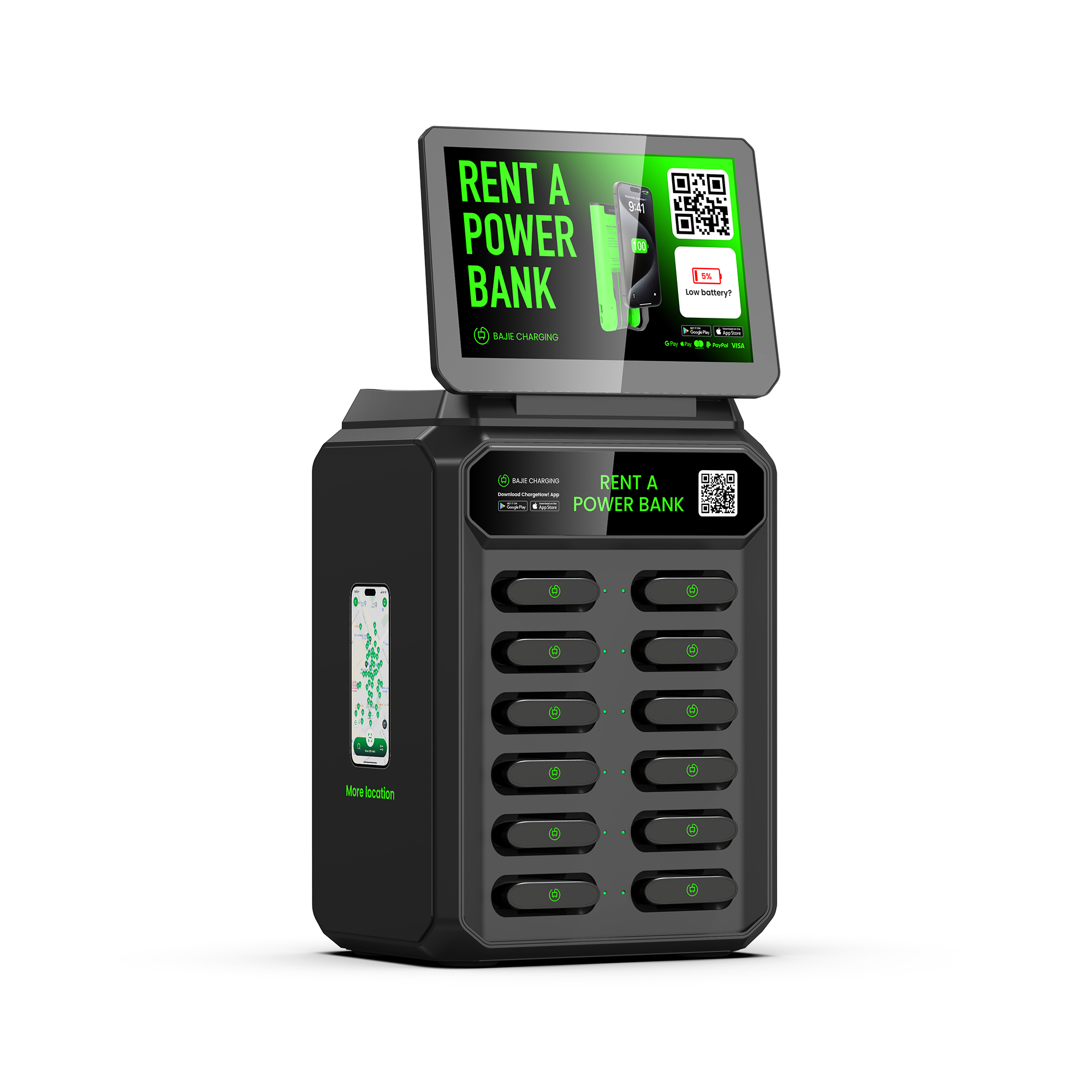 Gorgeous design, with advertising screen, suitable for all kinds of small and medium scenes, such as restaurants