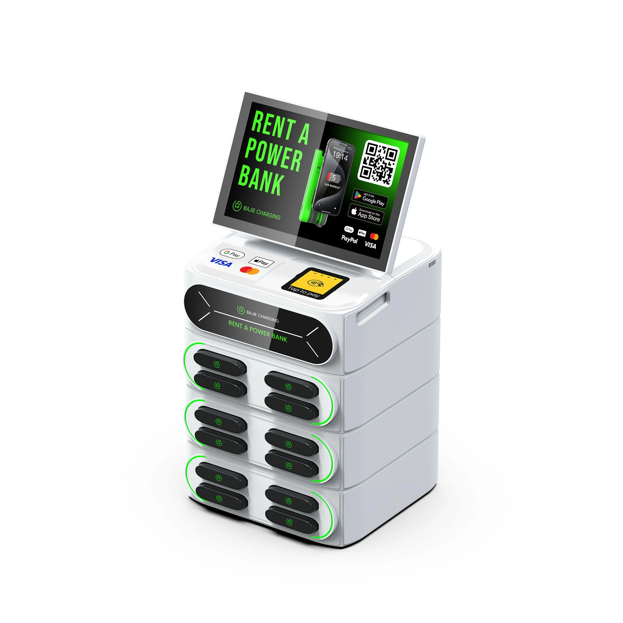 12-Slot power banks & power station