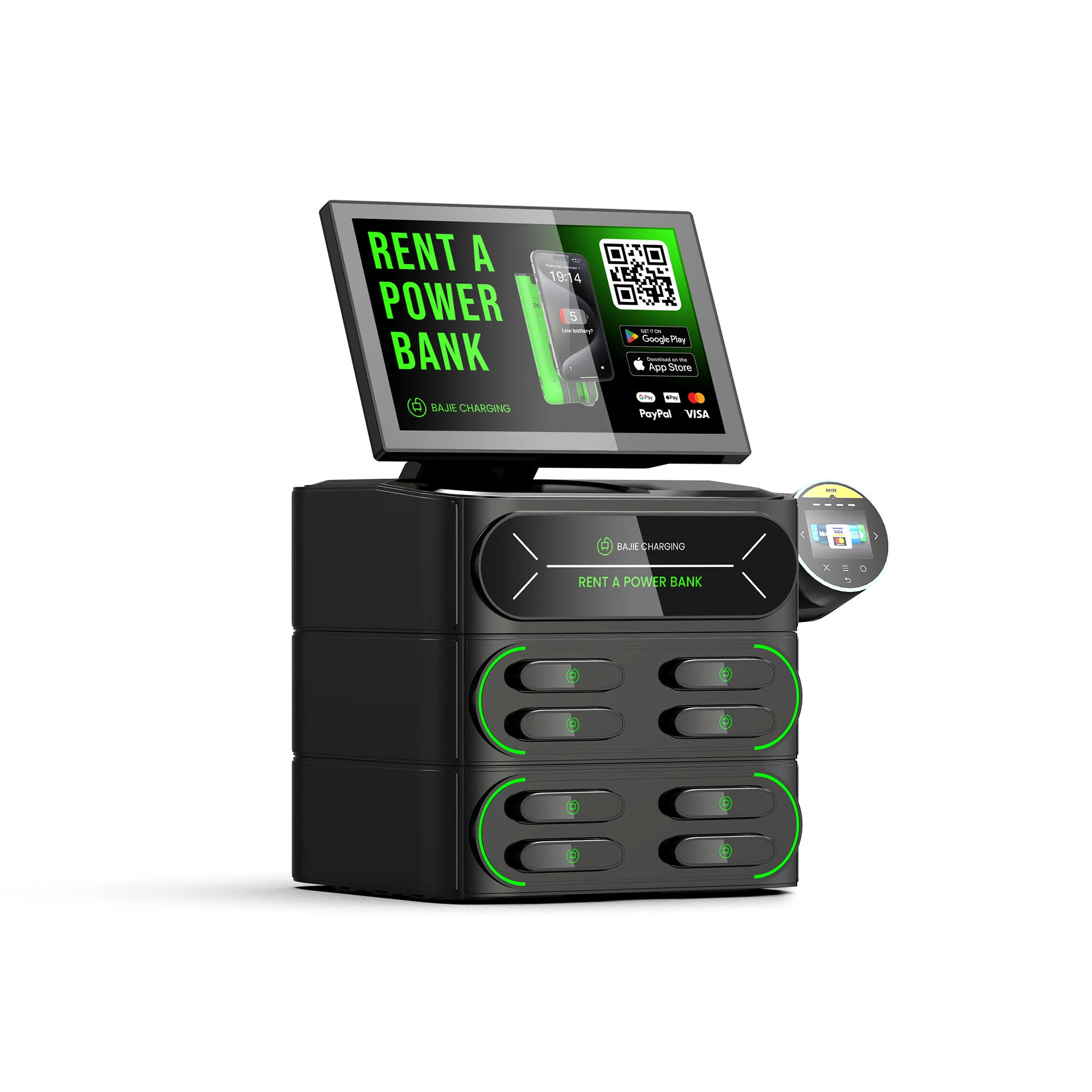 8-Slot Card Reader Charging Station
