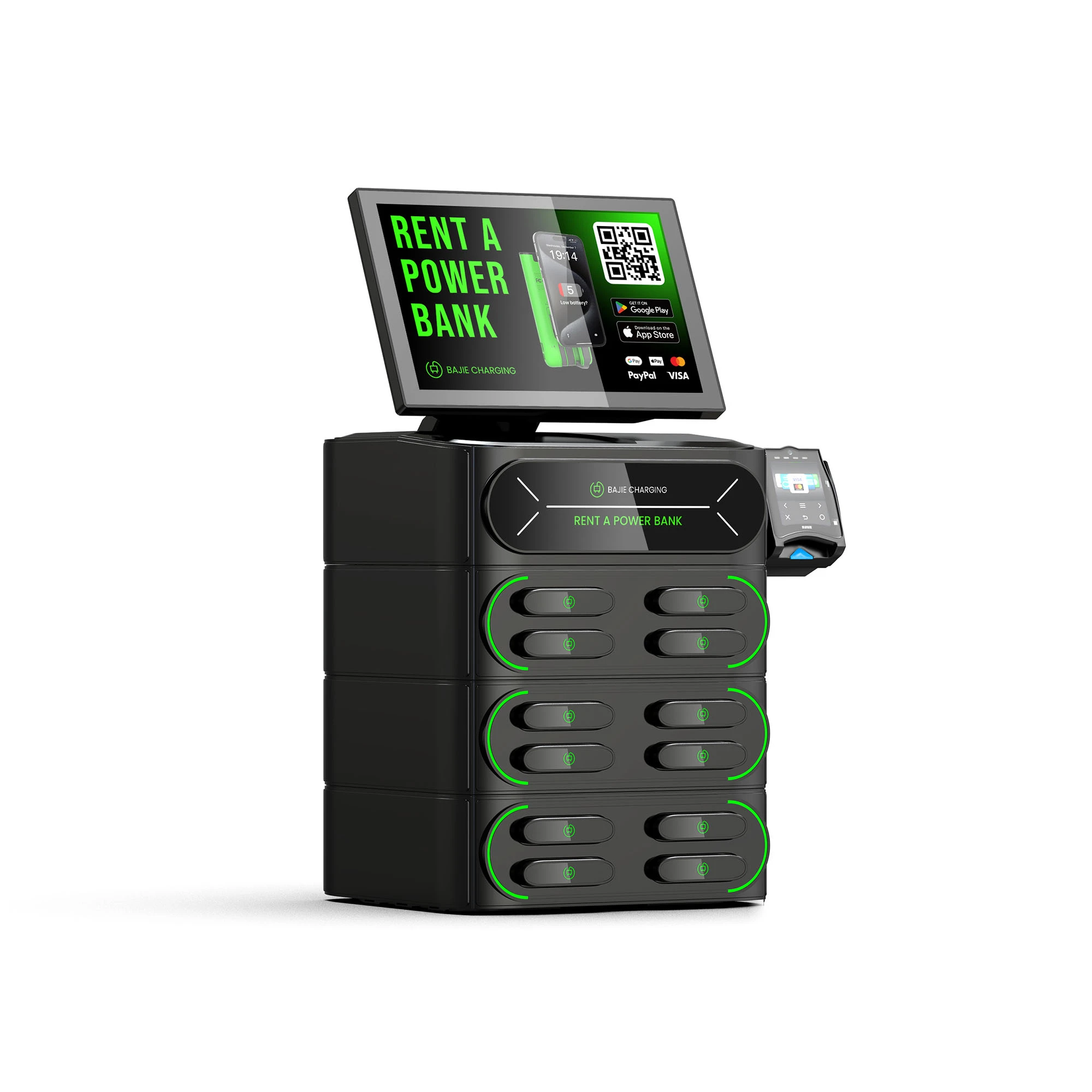 12-Slot powerbank rental station
