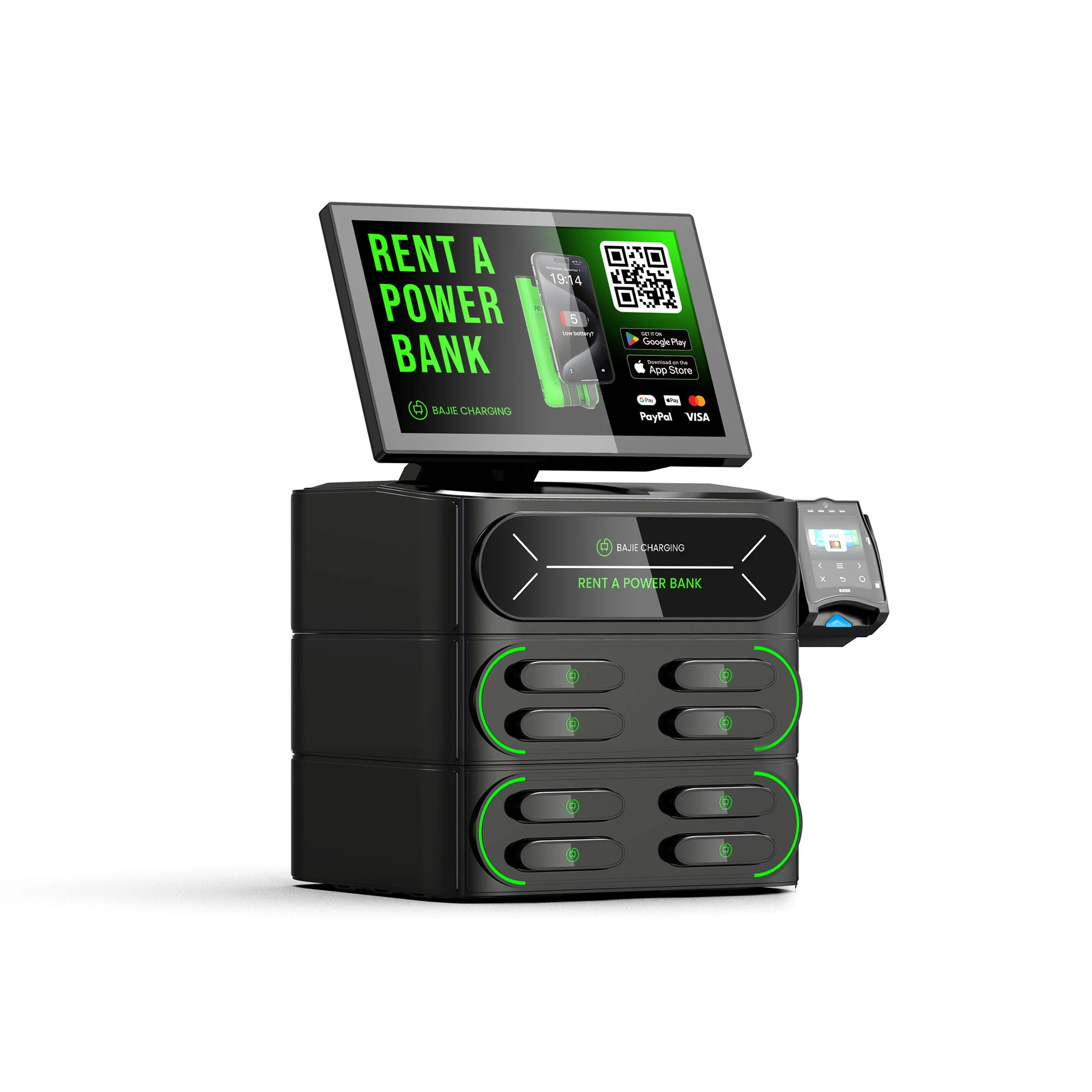 8 - Slot Card rental power bank